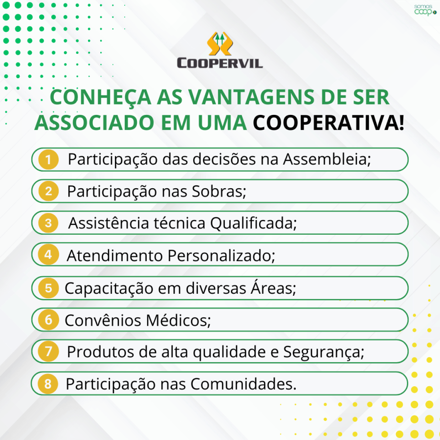 Vantagens de ser associado