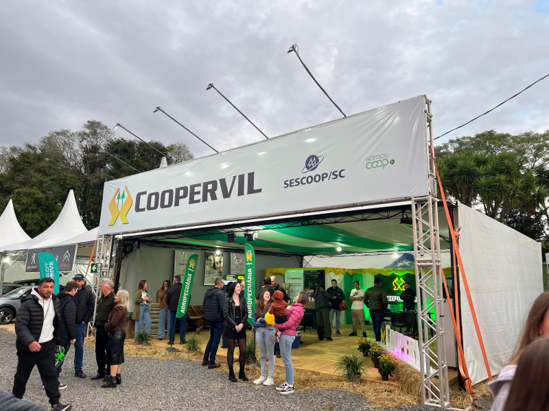 A Coopervil marcou presença na Expo Videira 2026